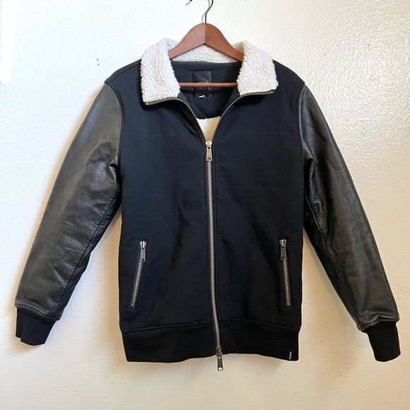 ATWYLD - Cosmonaut Leather / Fleece Women's Jacket - Size Large - Picture 6 of 8